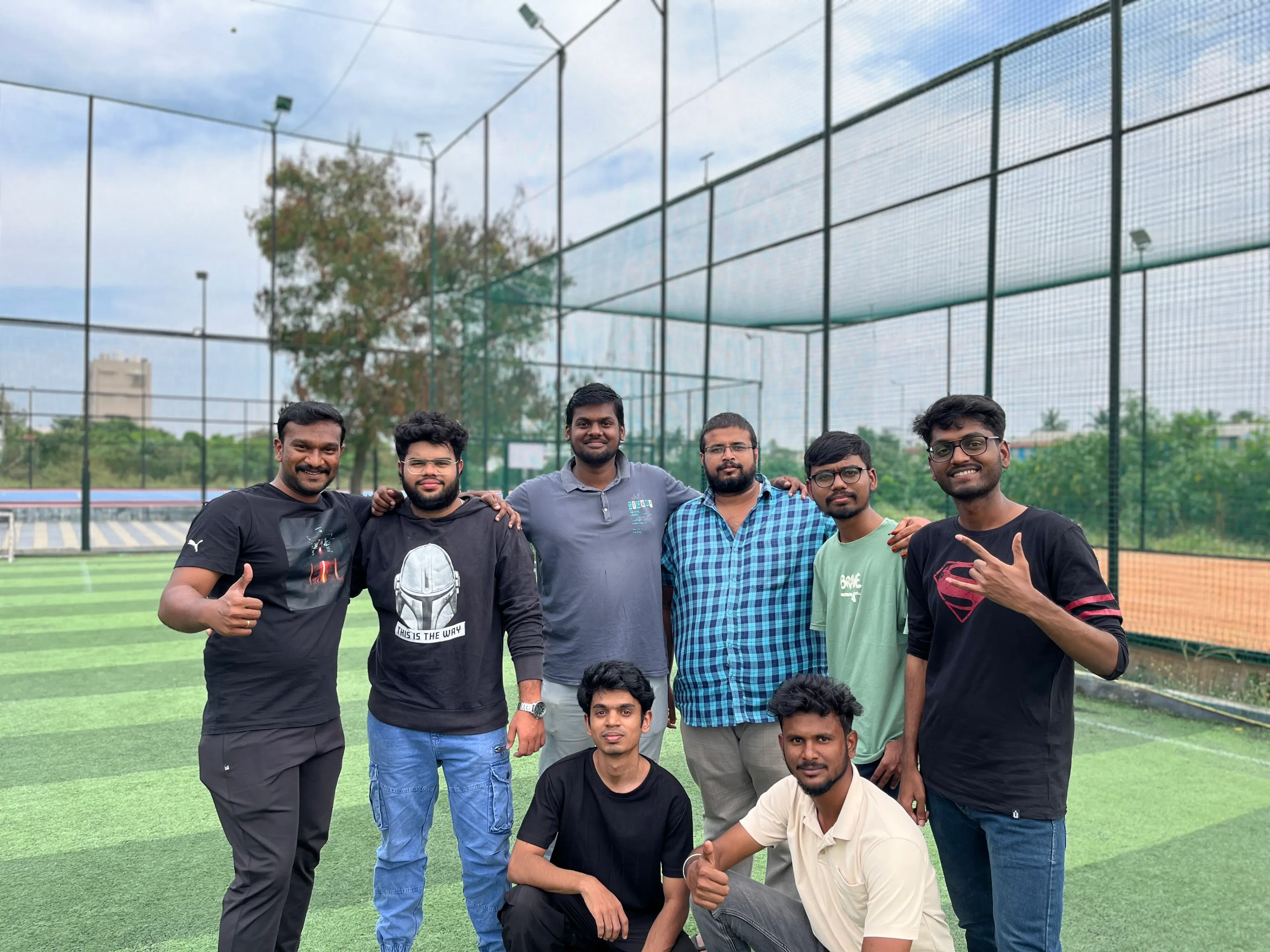 AppLogiq team on the field